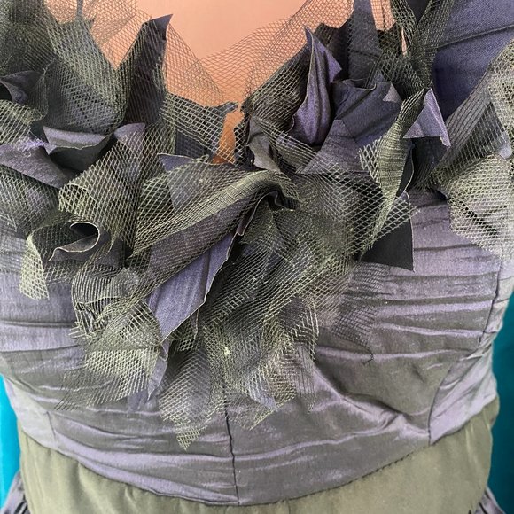 Maggy London Strapless Ruffle Cocktail Dress - Picture 5 of 13